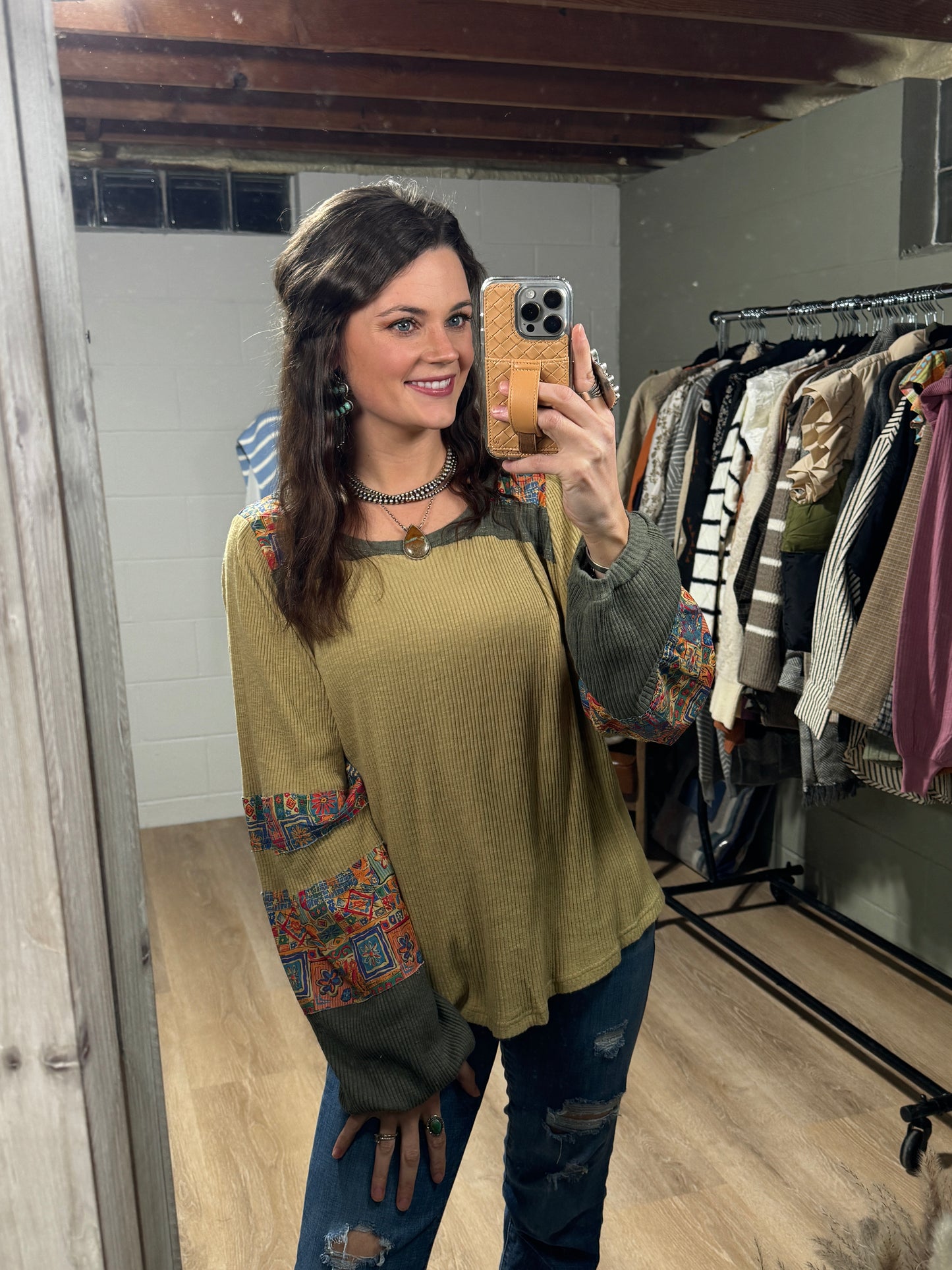 The Toni Textured Rib Knit Top