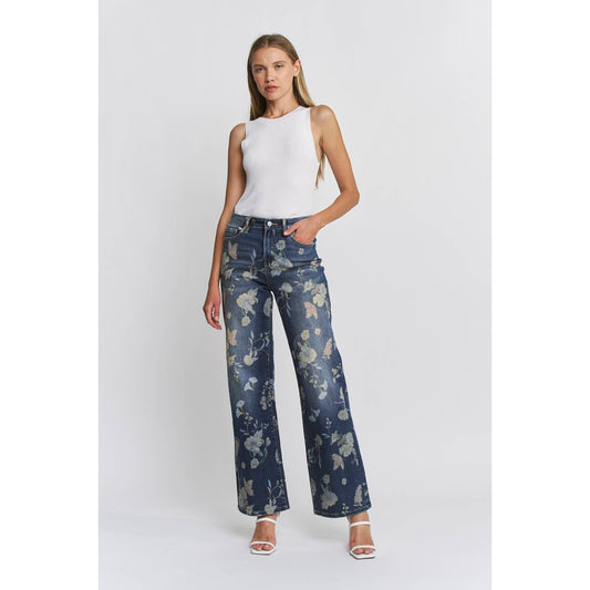 HIGH RISE WIDE LEG EMBELLISHMENT