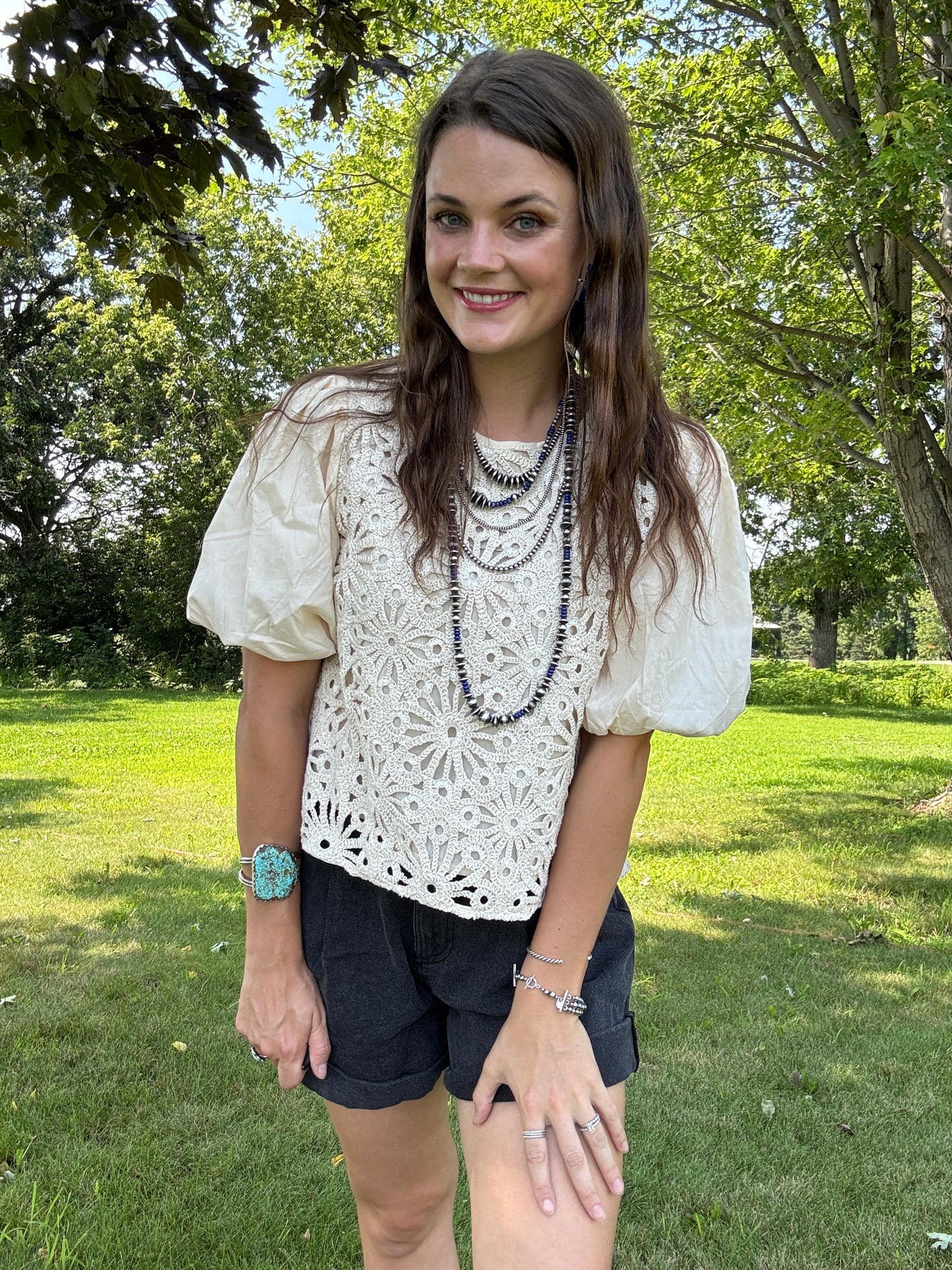 The Dune Crochet Blouse