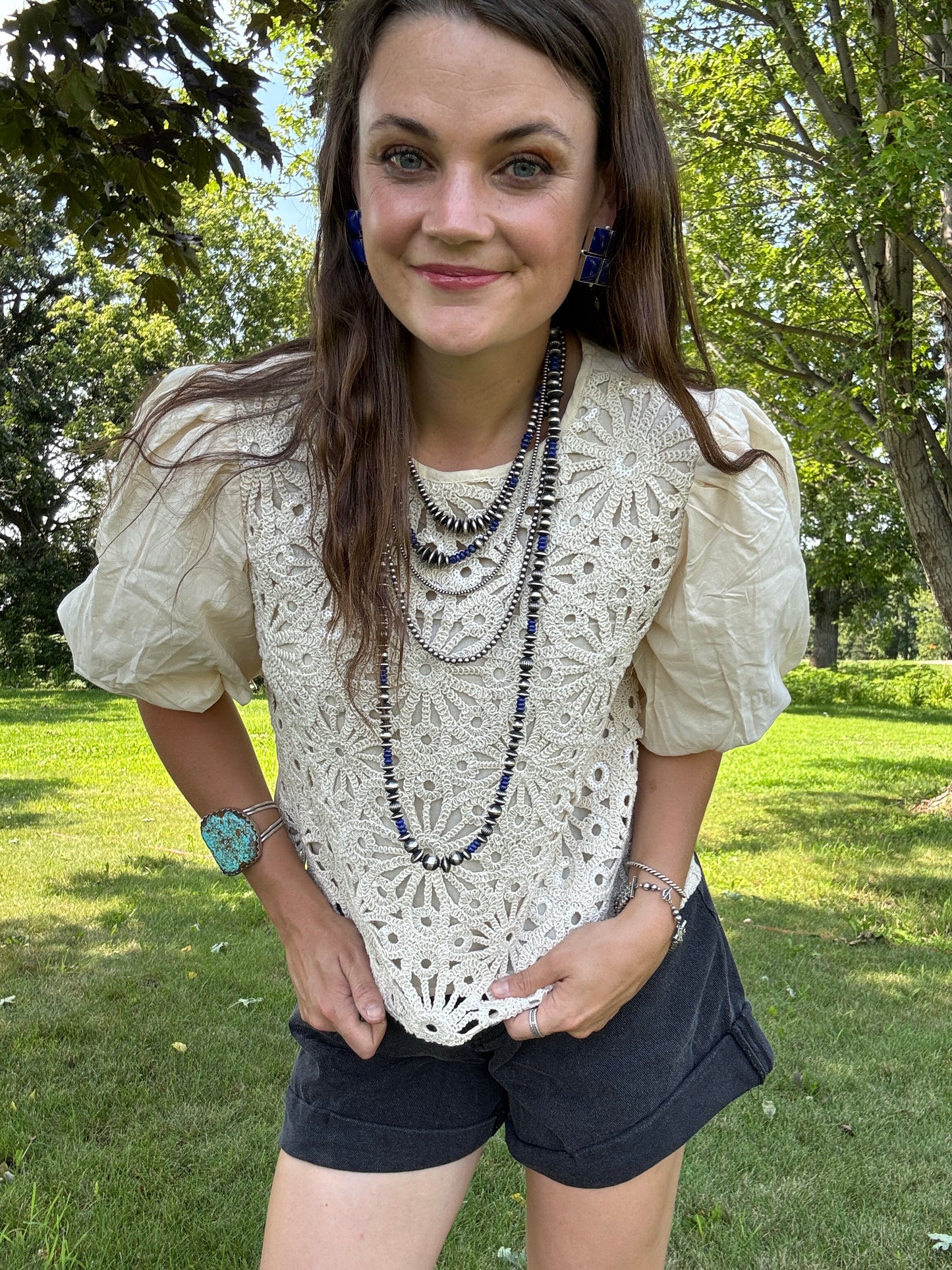The Dune Crochet Blouse