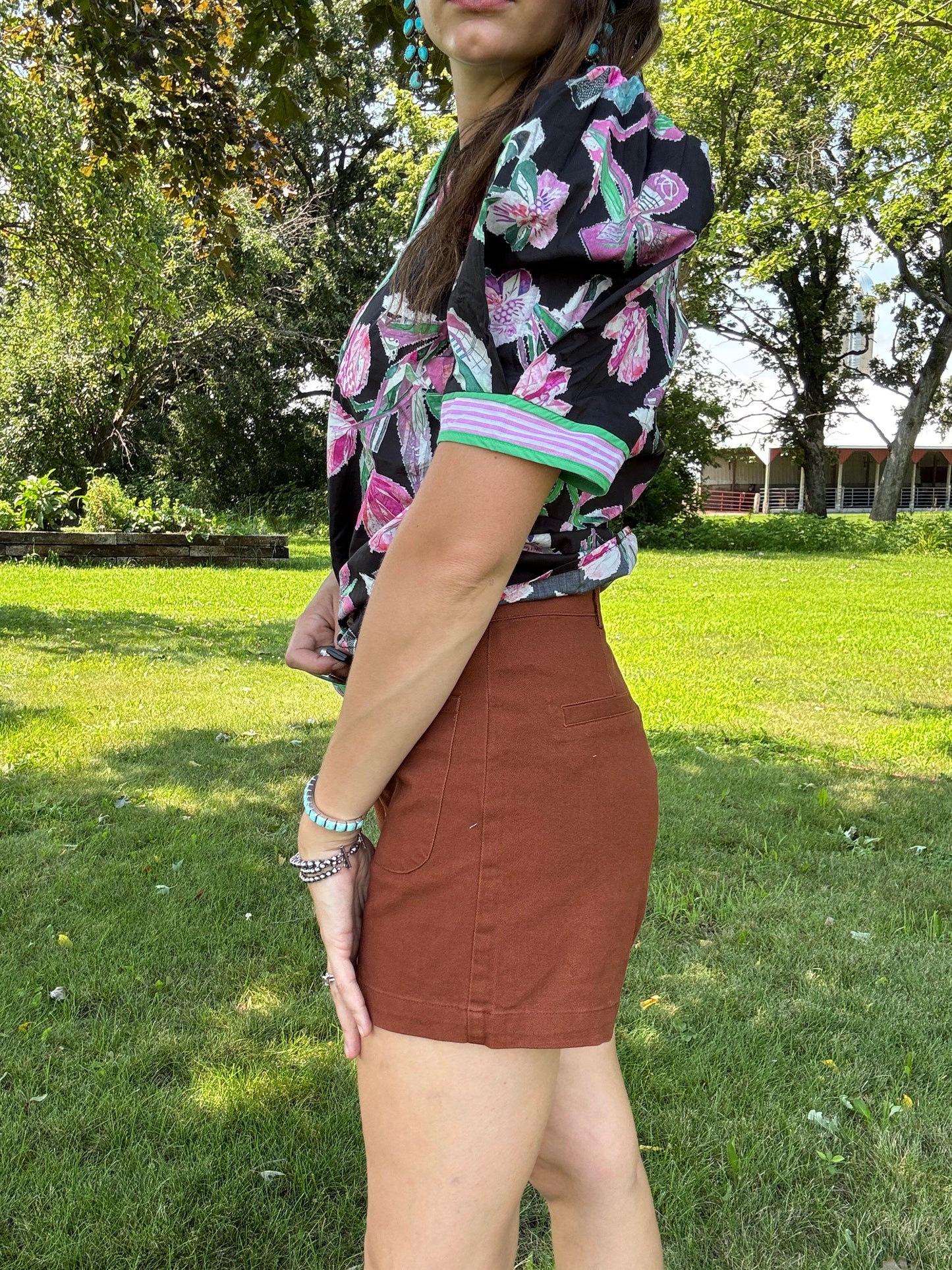 The Aries Chestnut Shorts