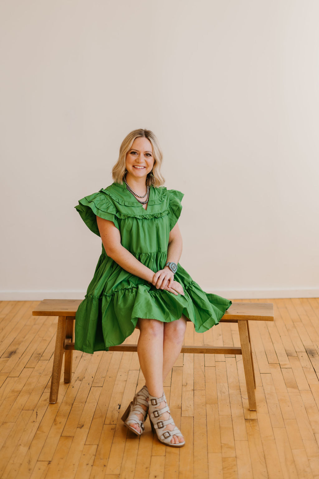 The Carlie Flutter and Frill Dress