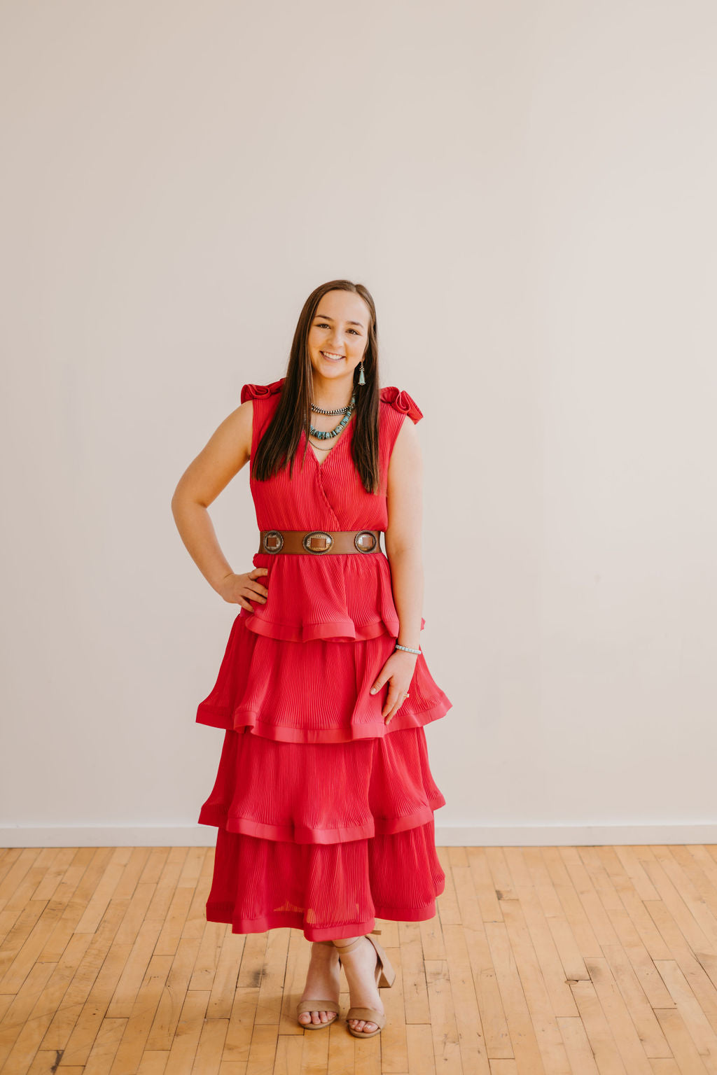 The Randi Ruffled Maxi Dress