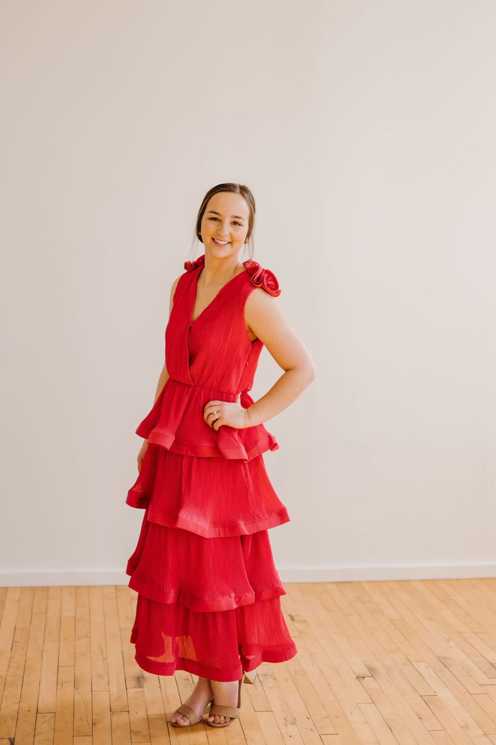 The Randi Ruffled Maxi Dress