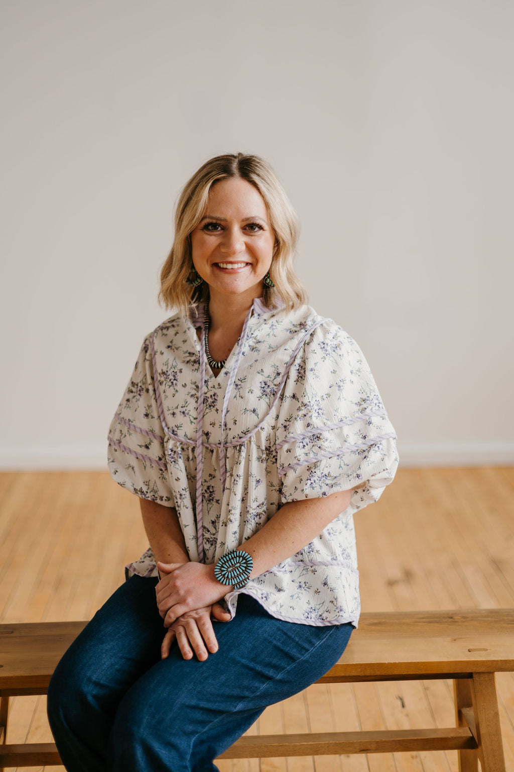 The Lavender Lady Blouse