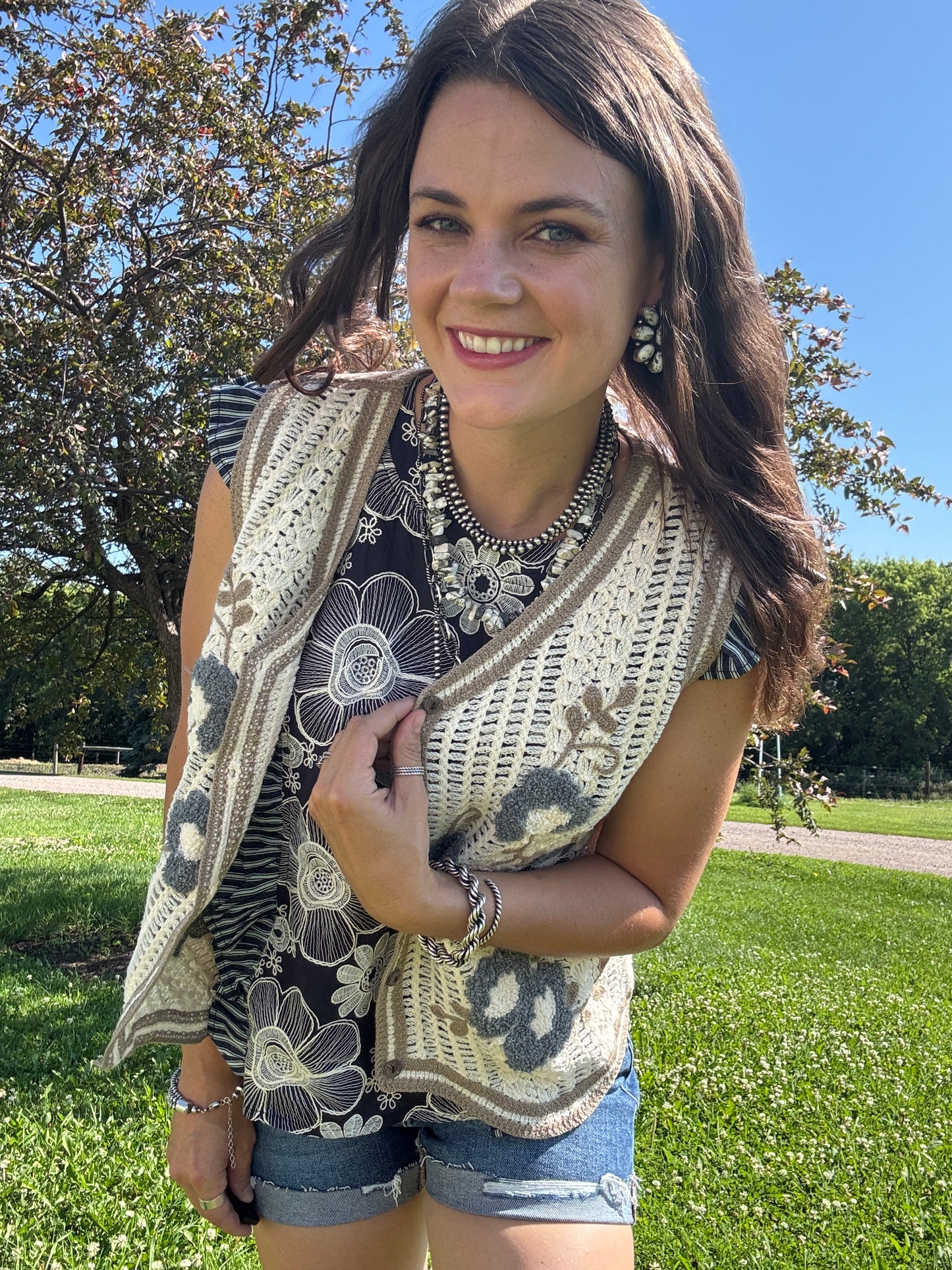 The Mira Crochet Vest