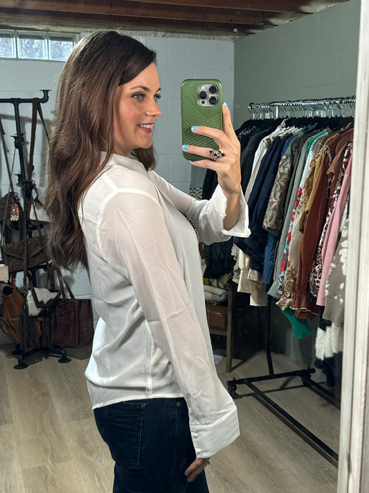 The Lacey Embroidery Detailed Blouse (Small and Large)