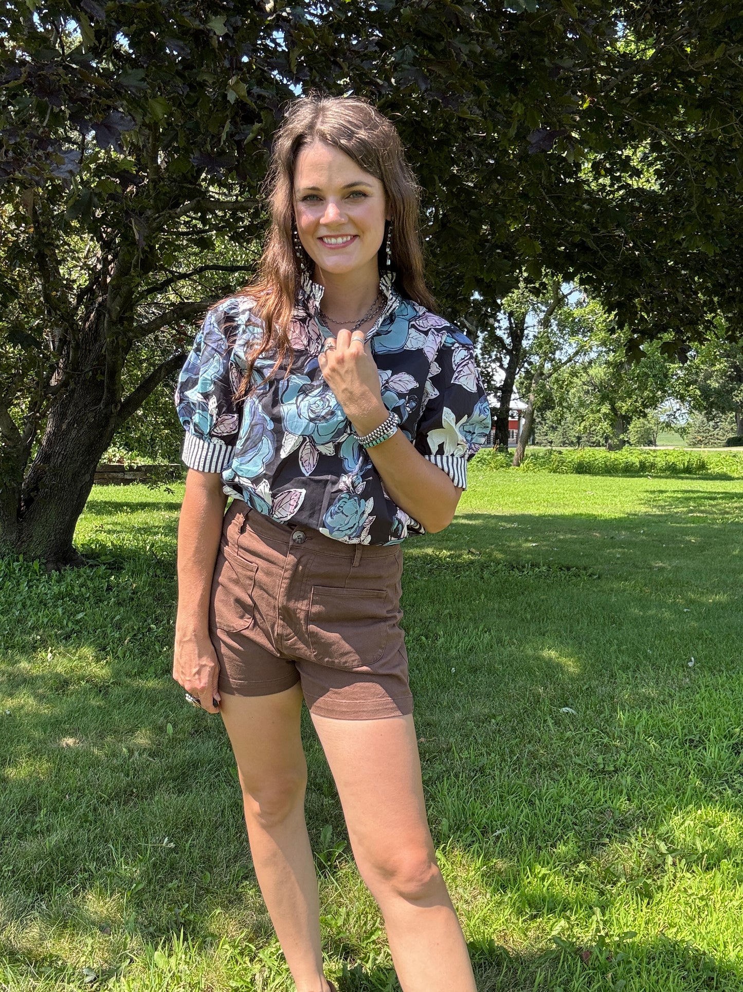 The Blue Lady Blouse
