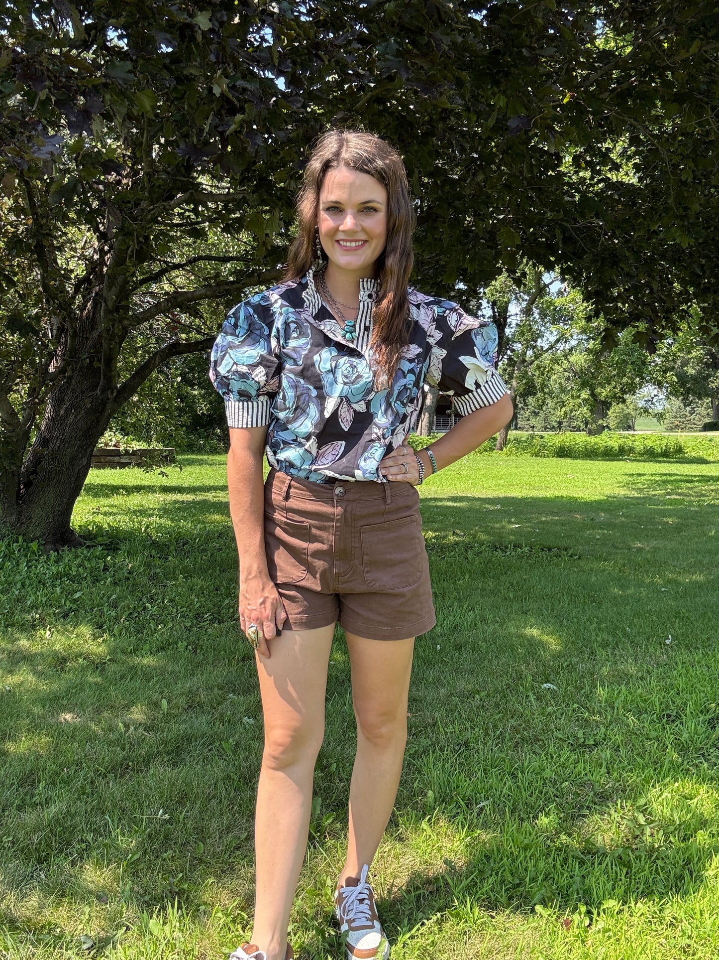 The Blue Lady Blouse