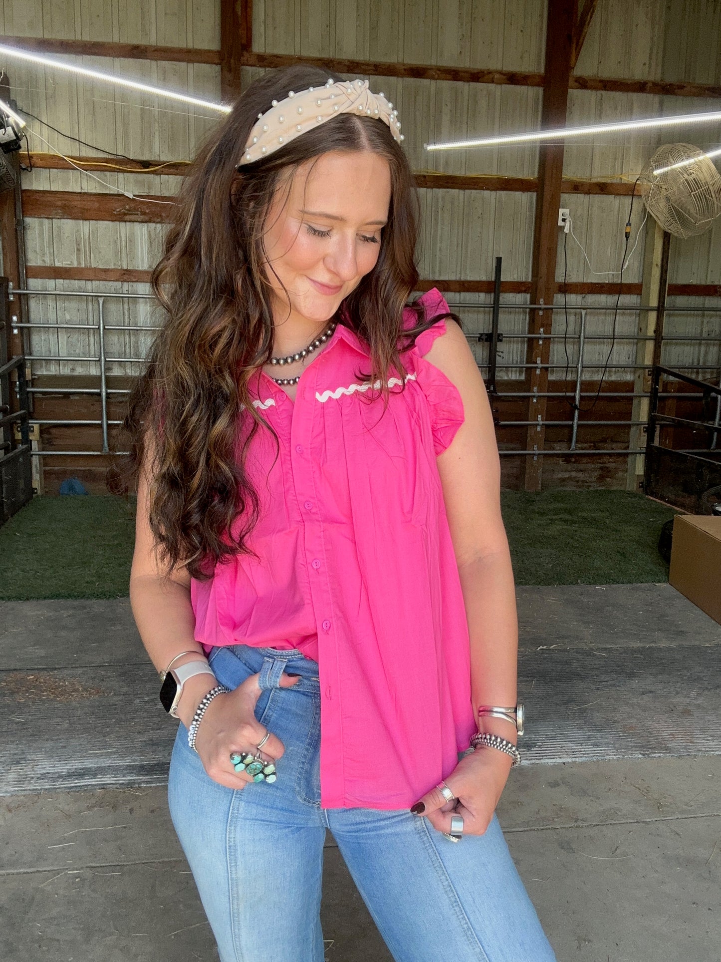 The Barrel Proof Sleeveless Blouse