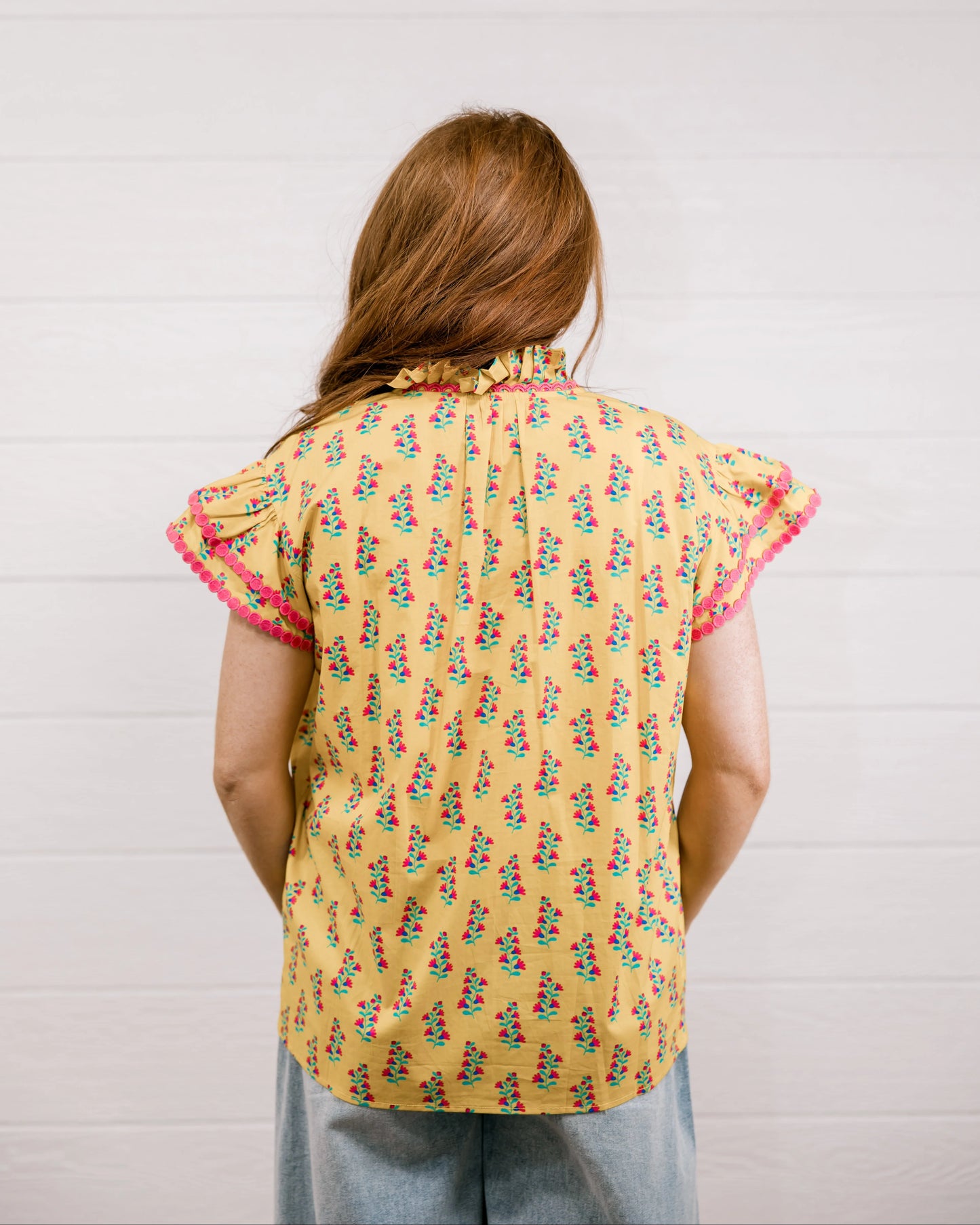 Millie Top-Yellow