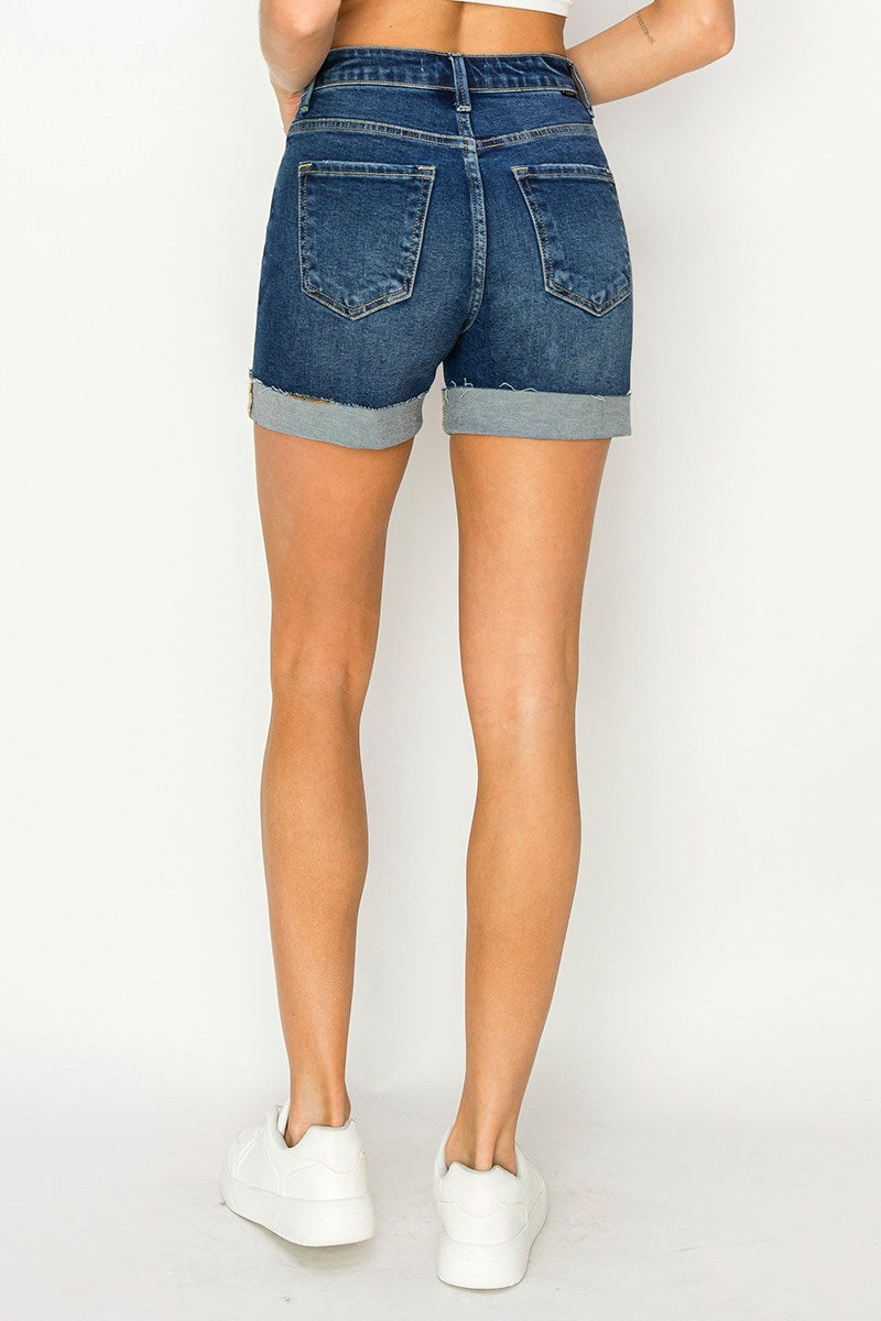 Risen Dark Wash Shorts