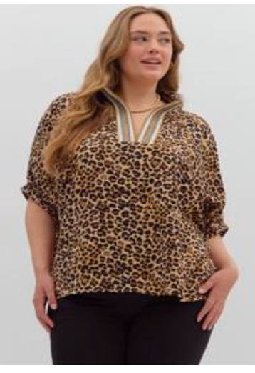 The Cheetah-liscous Blouse (Full Size Run)