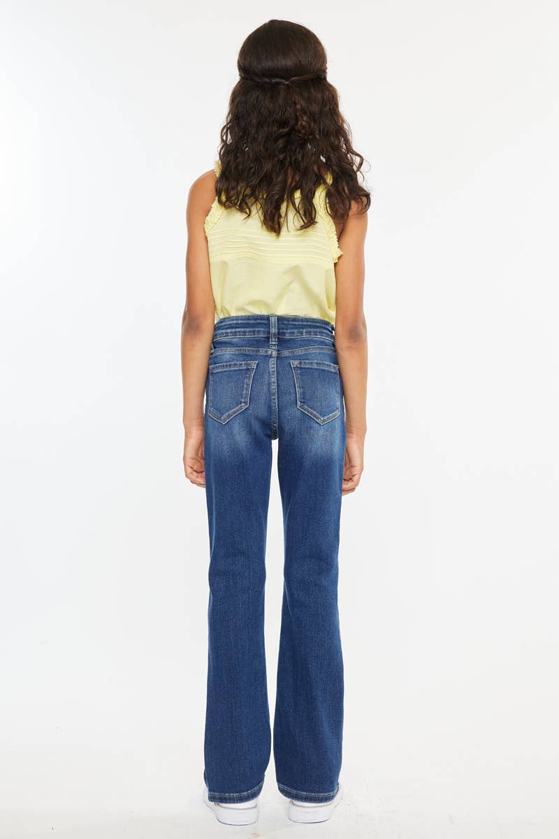 GIRLSHIGH RISE BOOTCUT JEANS