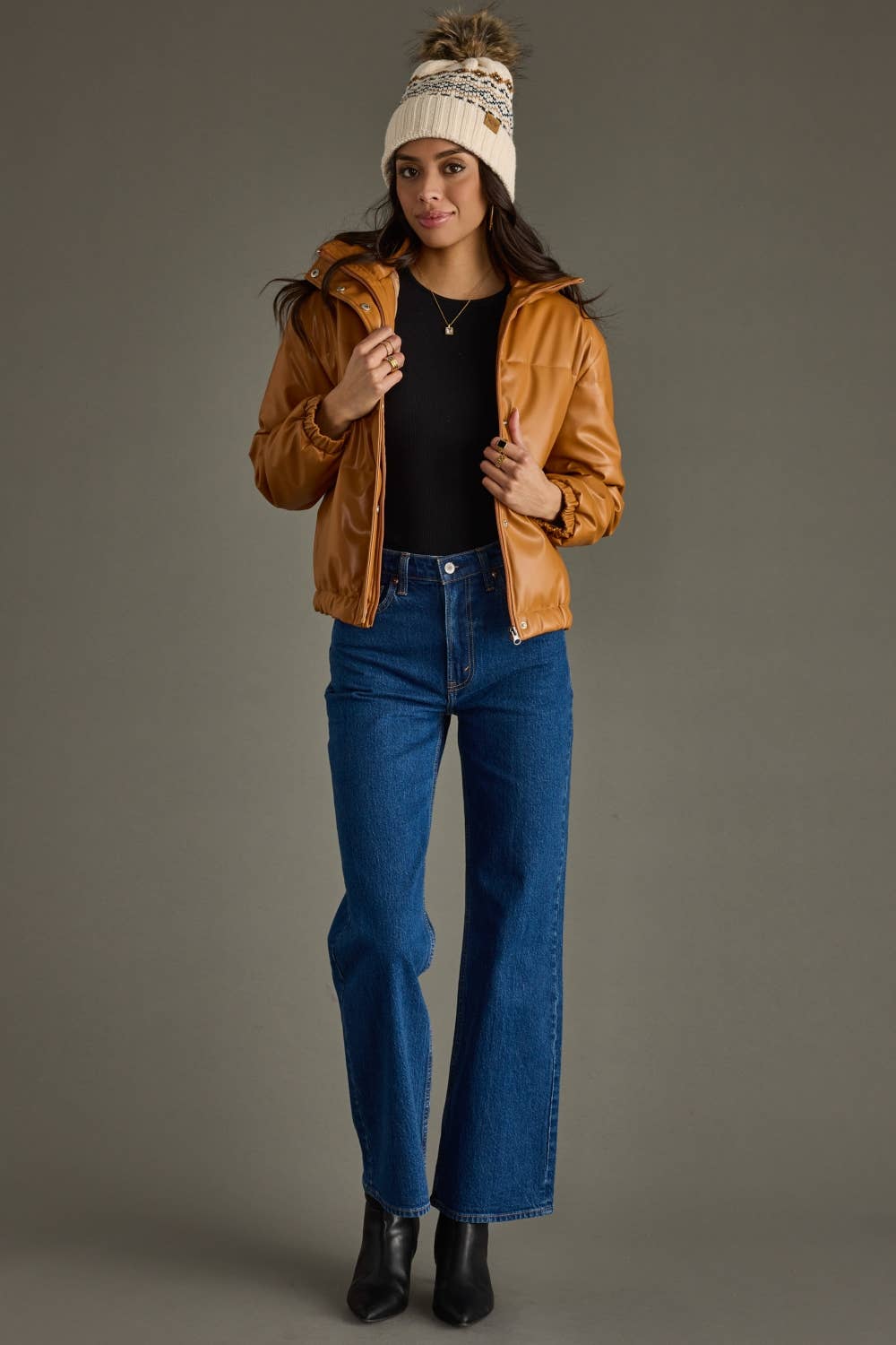 Cool as a Camel Puffer Jacket