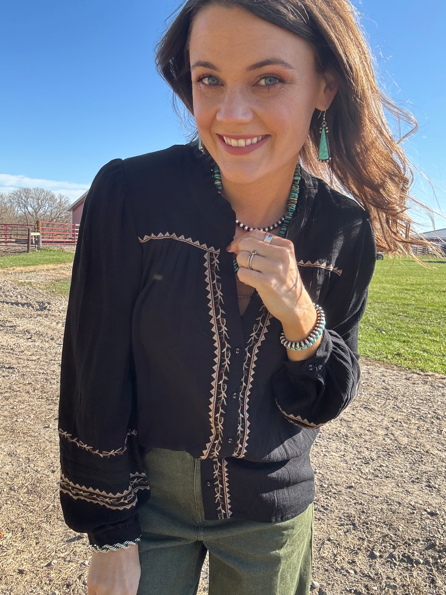 The Calamity Jane Blouse