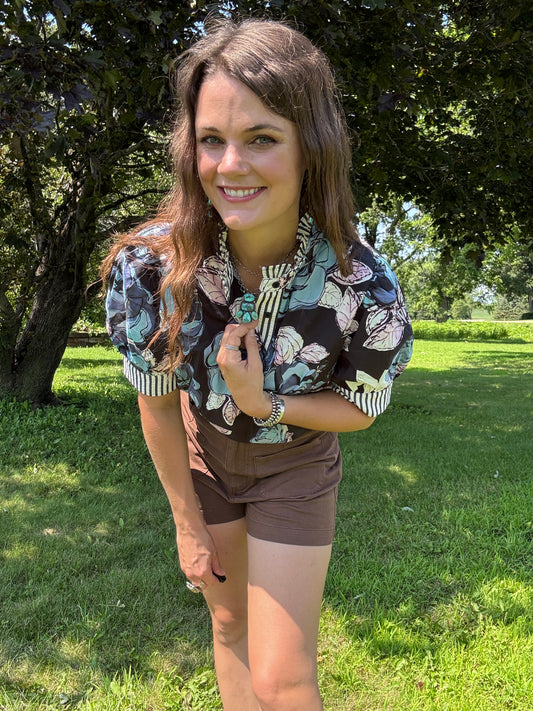 The Blue Lady Blouse