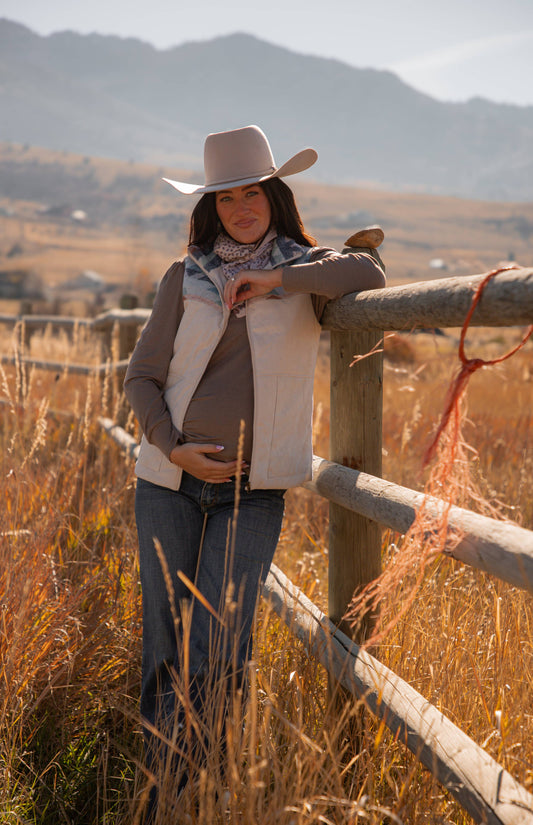 The Ranch Wife Aztec Yoke Vest