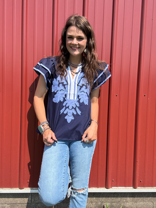 The American Heart Blouse