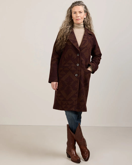 Pendleton Jacquard Woll Overcoat