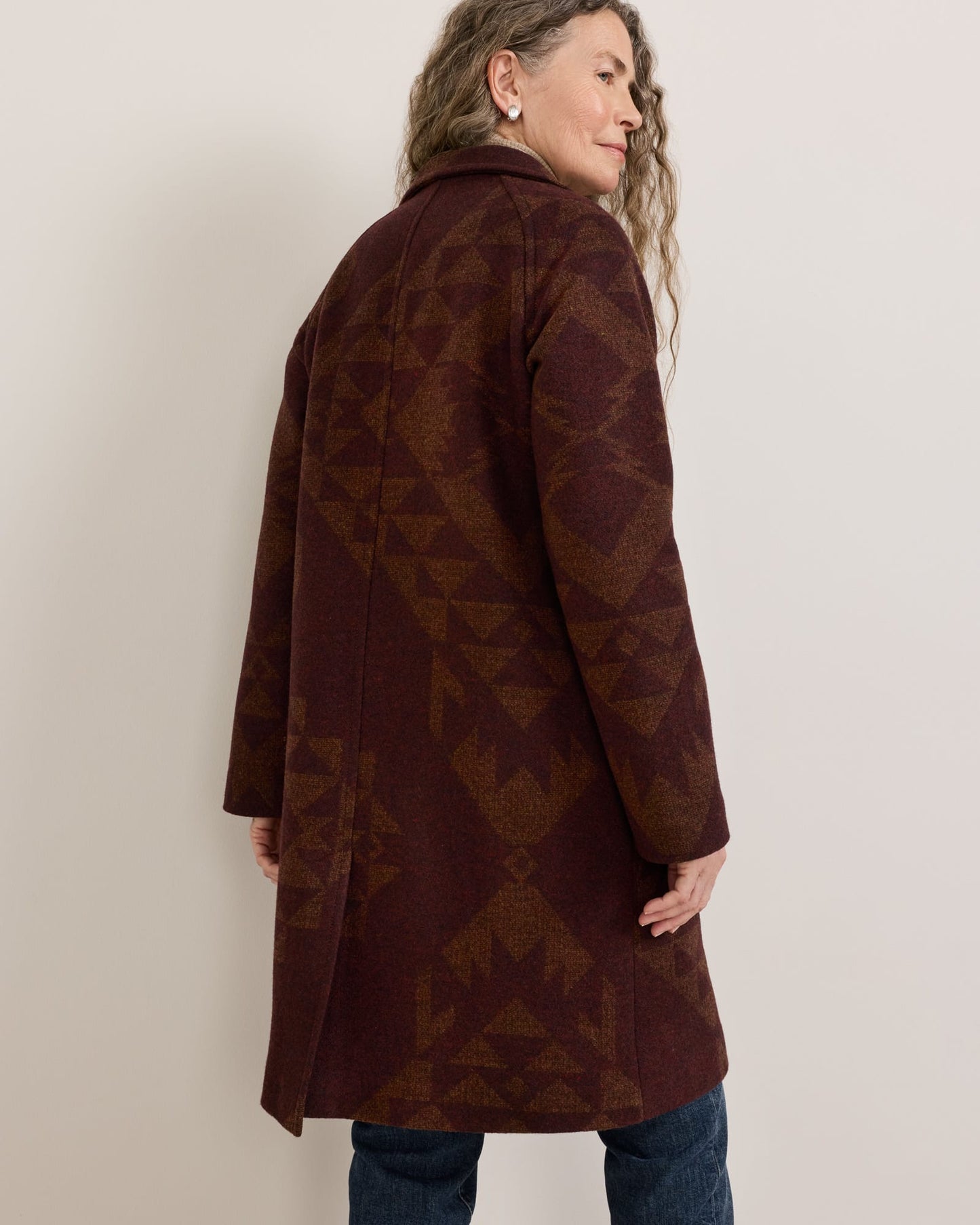 Pendleton Jacquard Woll Overcoat