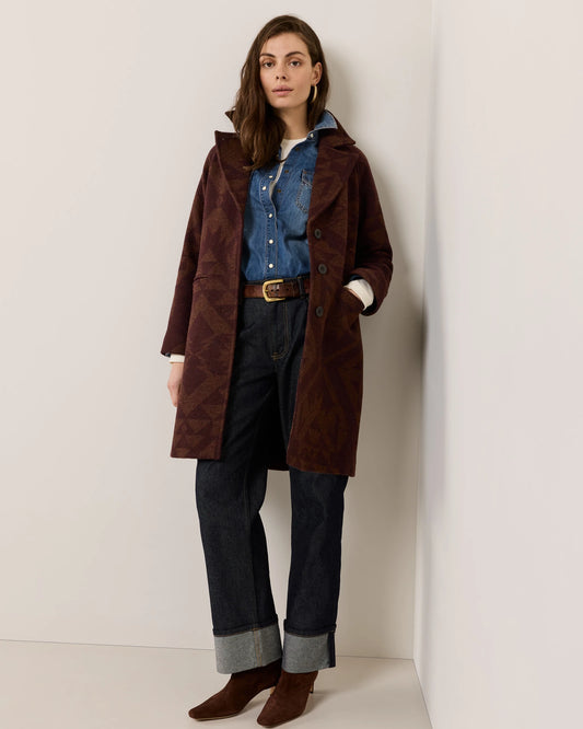 Pendleton Jacquard Woll Overcoat