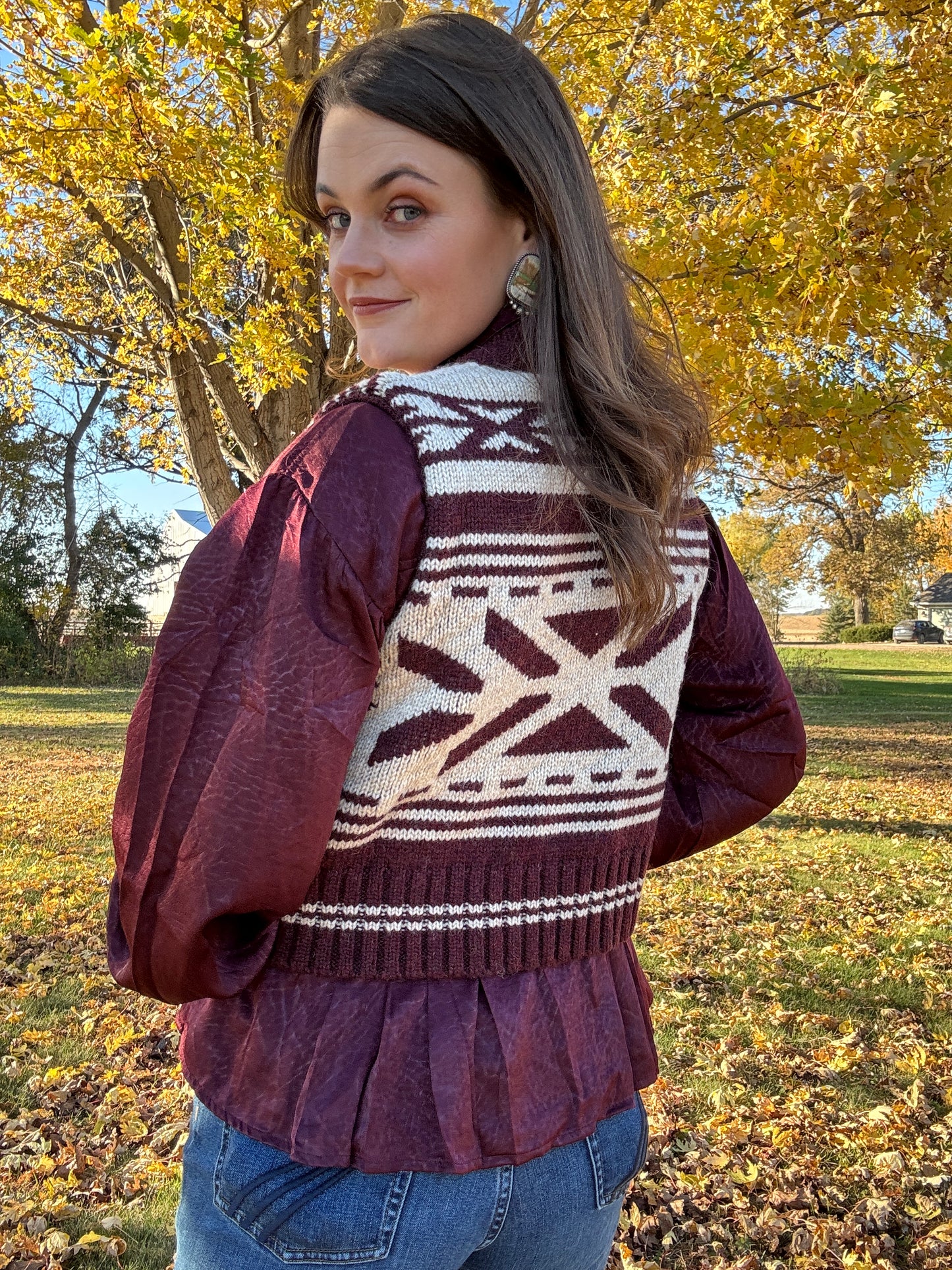 The Tansy Tie Neck Pleated Blouse