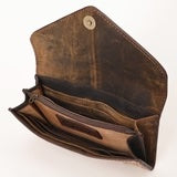 The Sally Snap Front Tooled Wallet