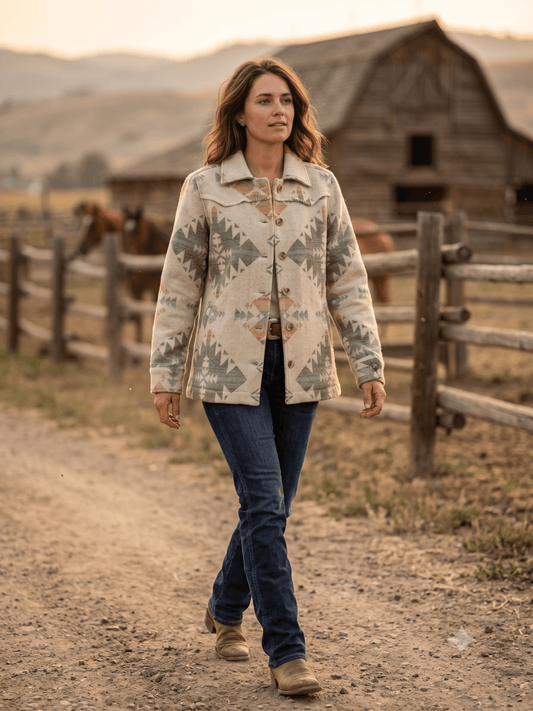 Ladies' Aztec Western Coat