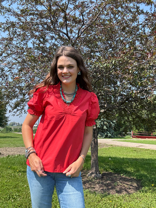 Only in America Blouse