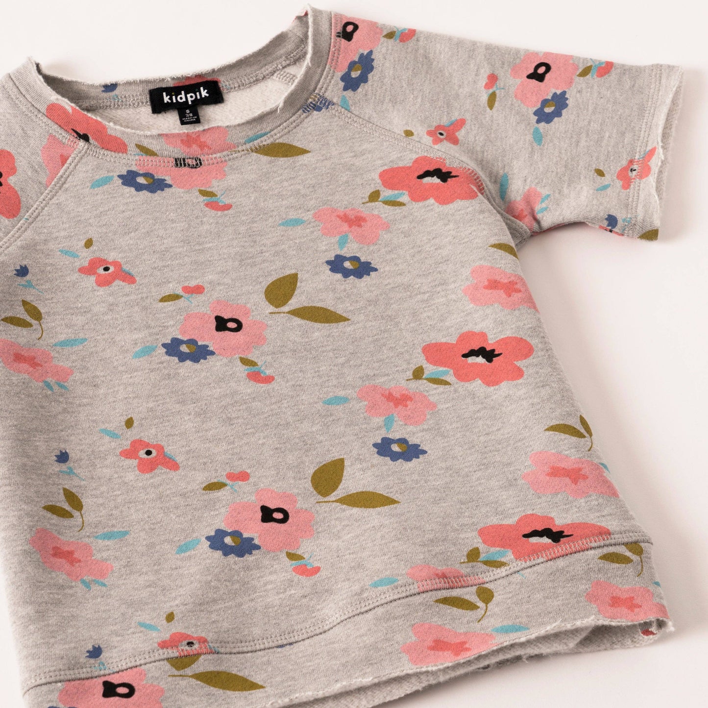 Girls Poppy Floral Sweater Top