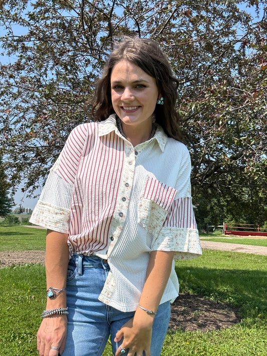 The Travelin' Solider Button Down