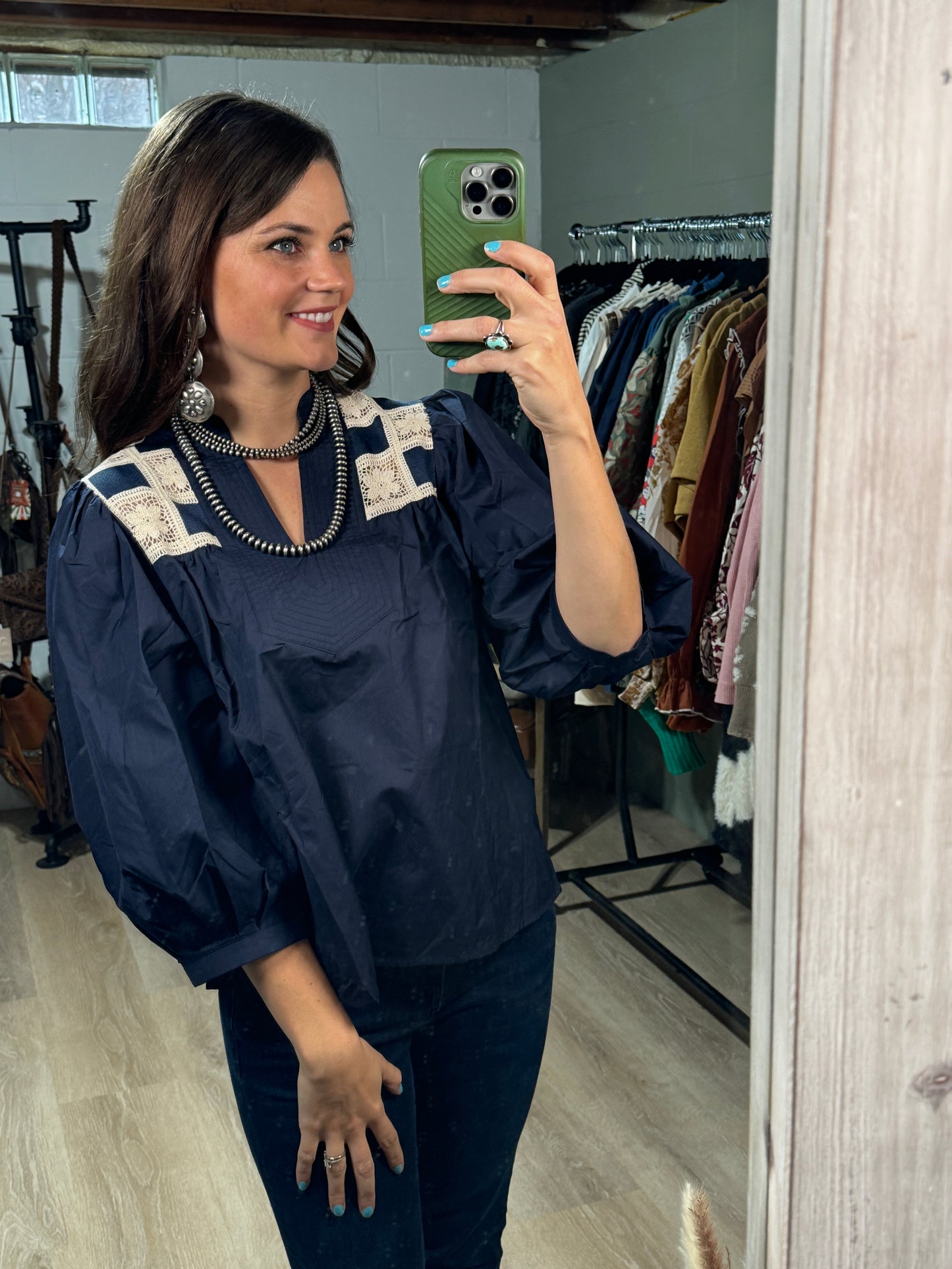 The Lovely in Lace Blouse