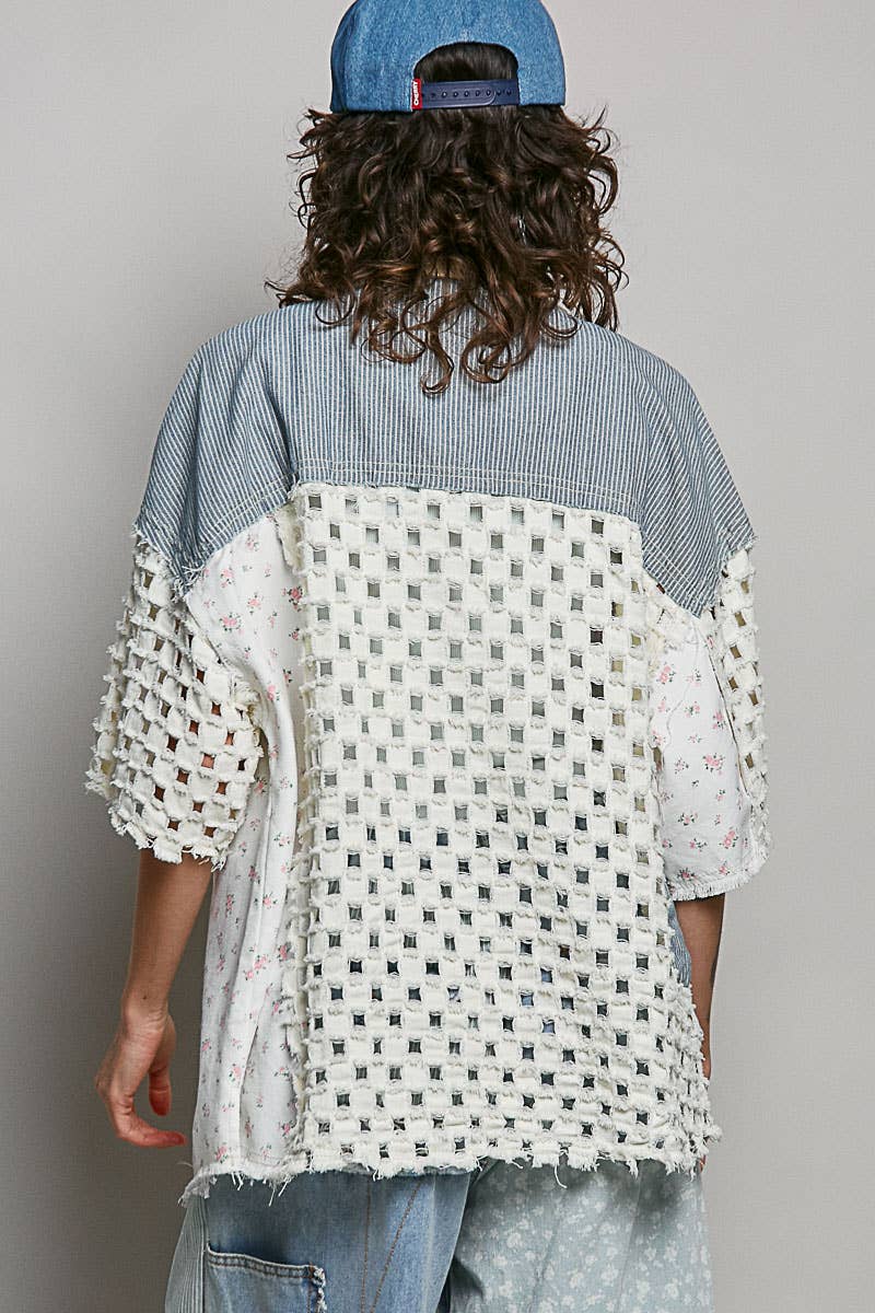 Boho Chic Denim Shacket