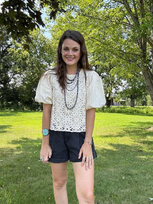 The Dune Crochet Blouse