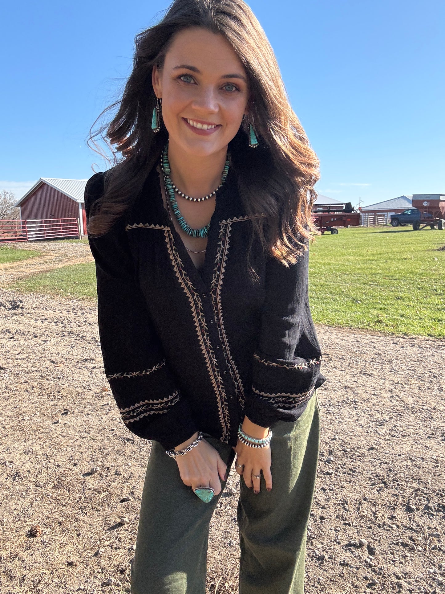 The Calamity Jane Blouse