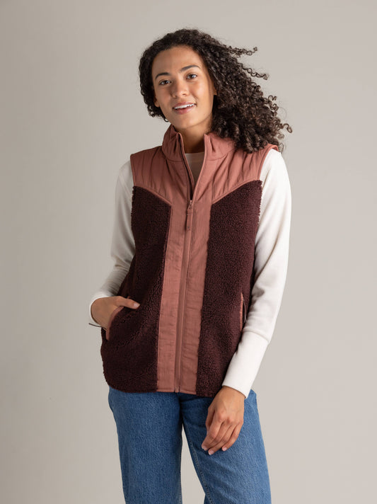 Women's Vela Hybrid Berber Vest (XL)