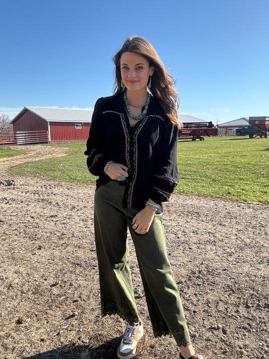 The Calamity Jane Blouse