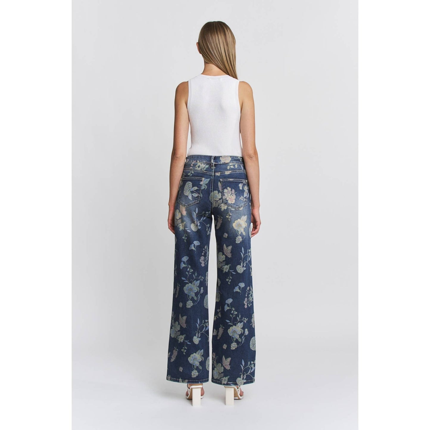 HIGH RISE WIDE LEG EMBELLISHMENT