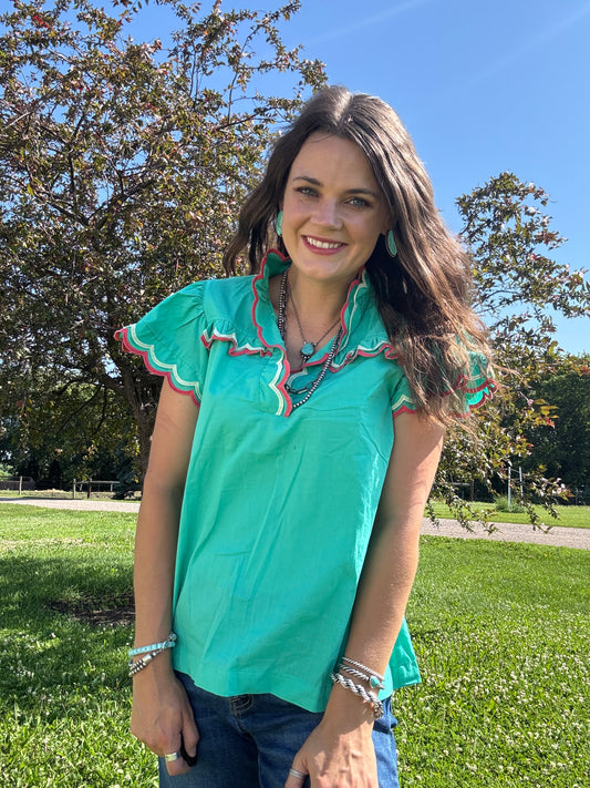 The Candy Girl Blouse (Full Size Run)