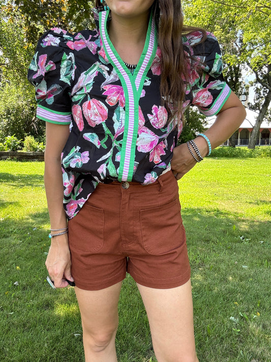 The Aries Chestnut Shorts