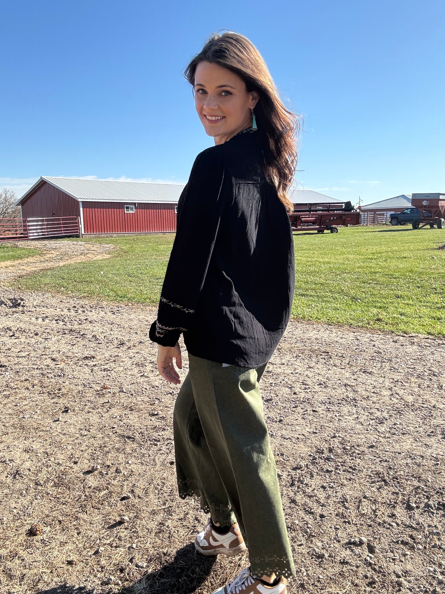 The Calamity Jane Blouse