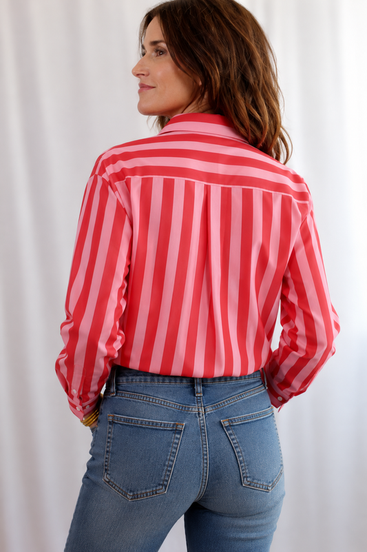 Pink Lemonade Button Down