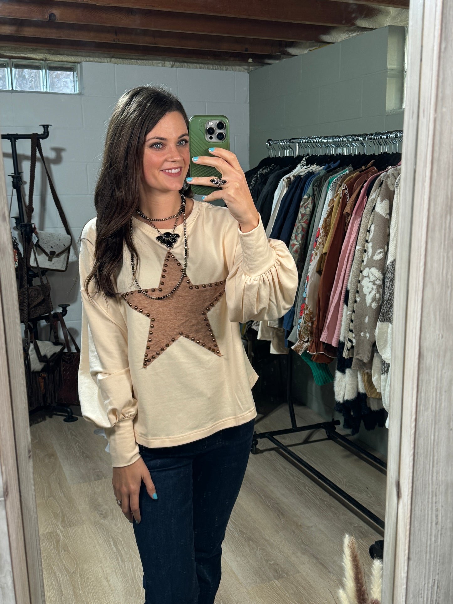 The Super Studded Star Blouse