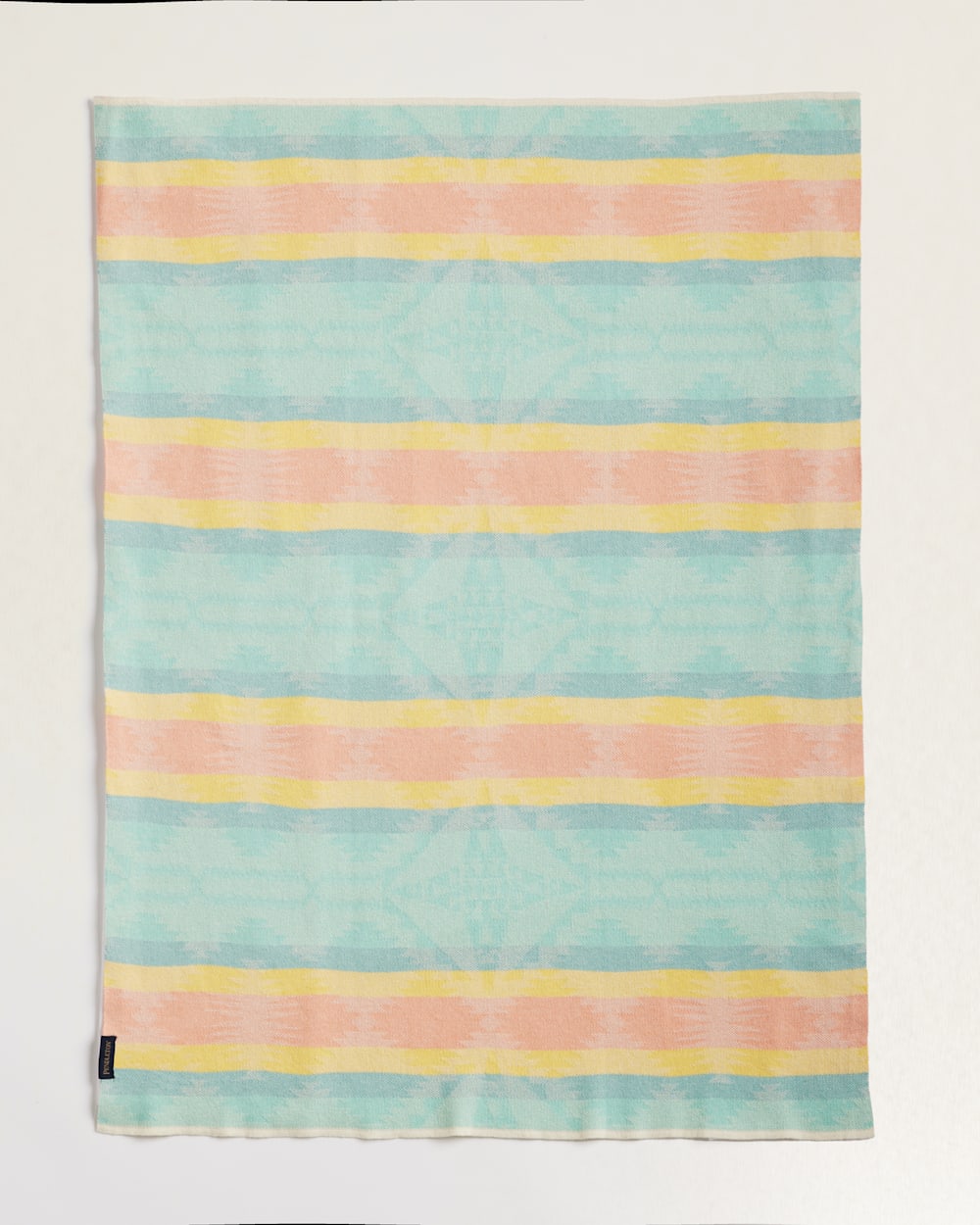 KNIT BABY BLANKET WITH BEANIE