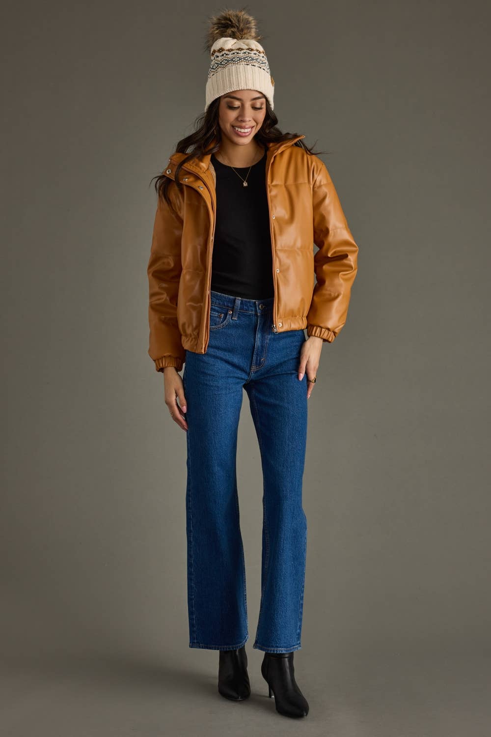 Cool as a Camel Puffer Jacket