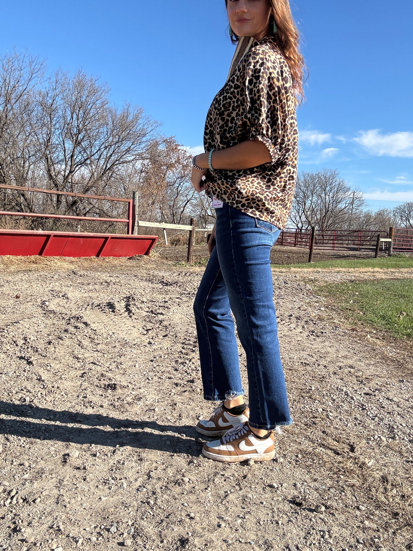 Risen High Rise Ankle Jean