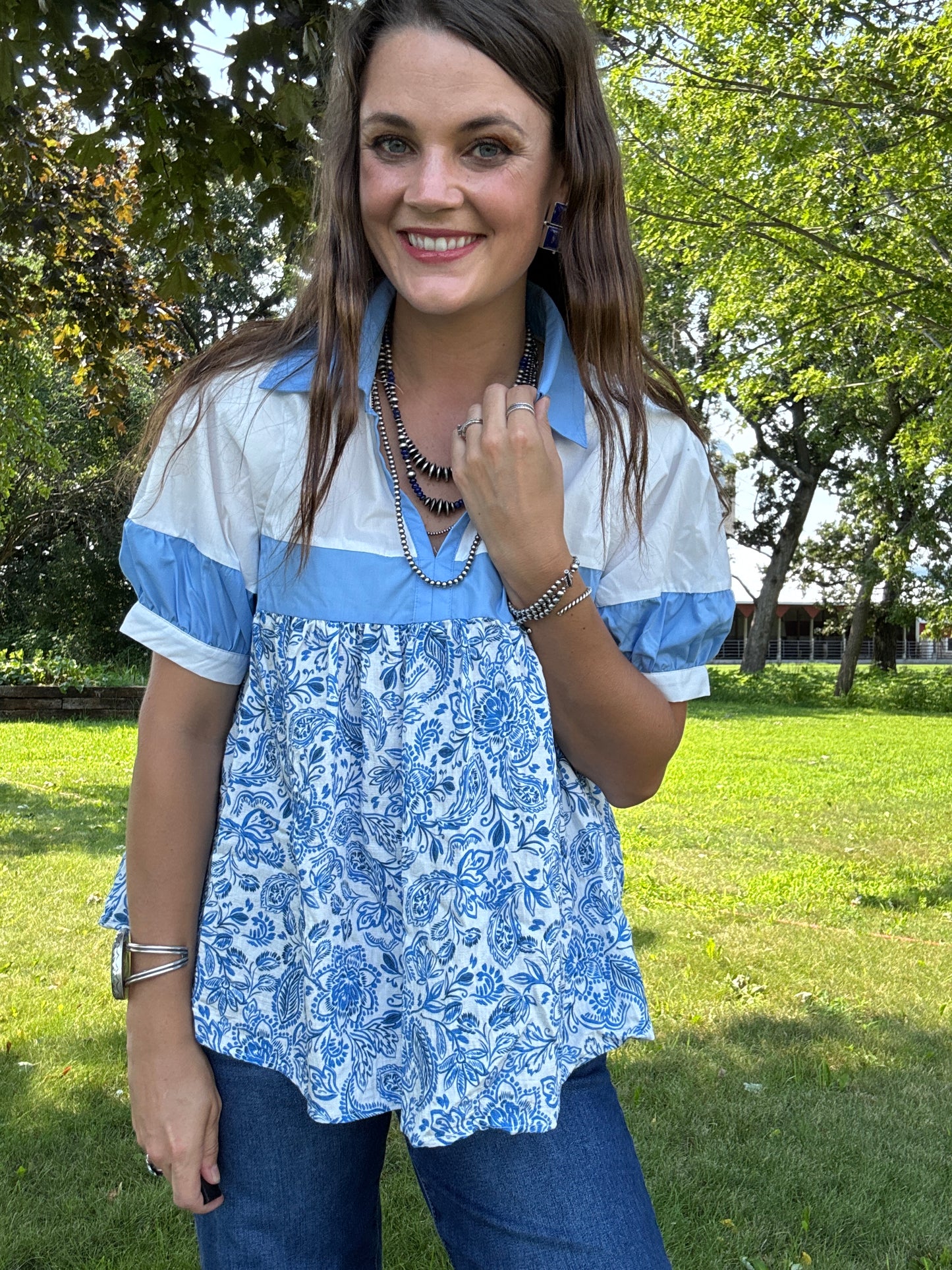The Caspian Blouse