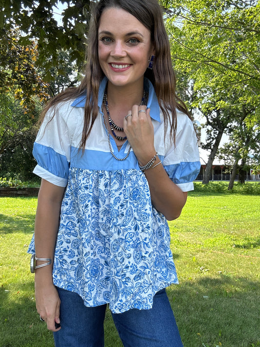The Caspian Blouse