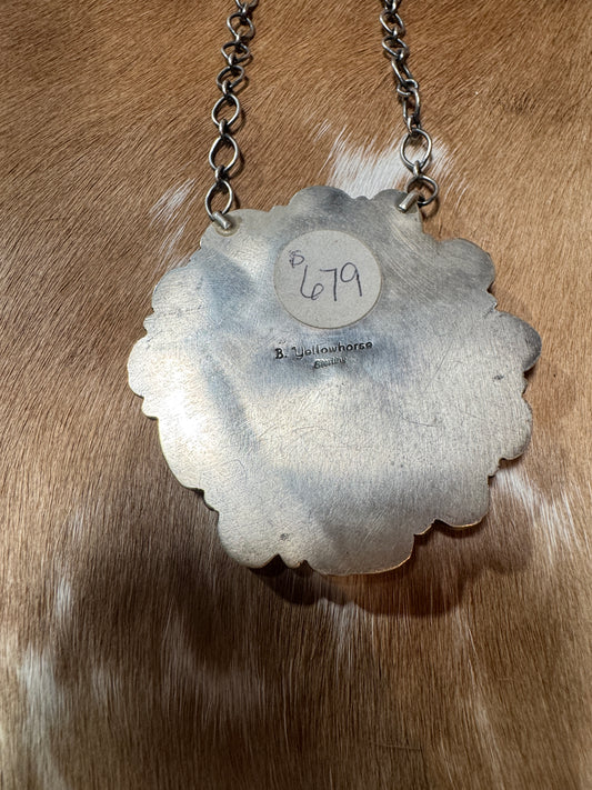 White Buffalo Statement Necklace